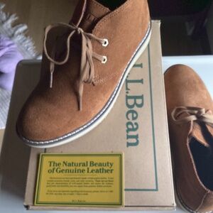 LL Bean #511439  Men’s Stonington Chukka Boot  Suede Saddle 8.5M  New in Box